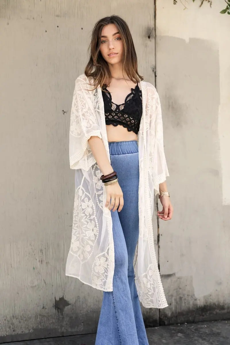 The Prairie Lace Kimono
