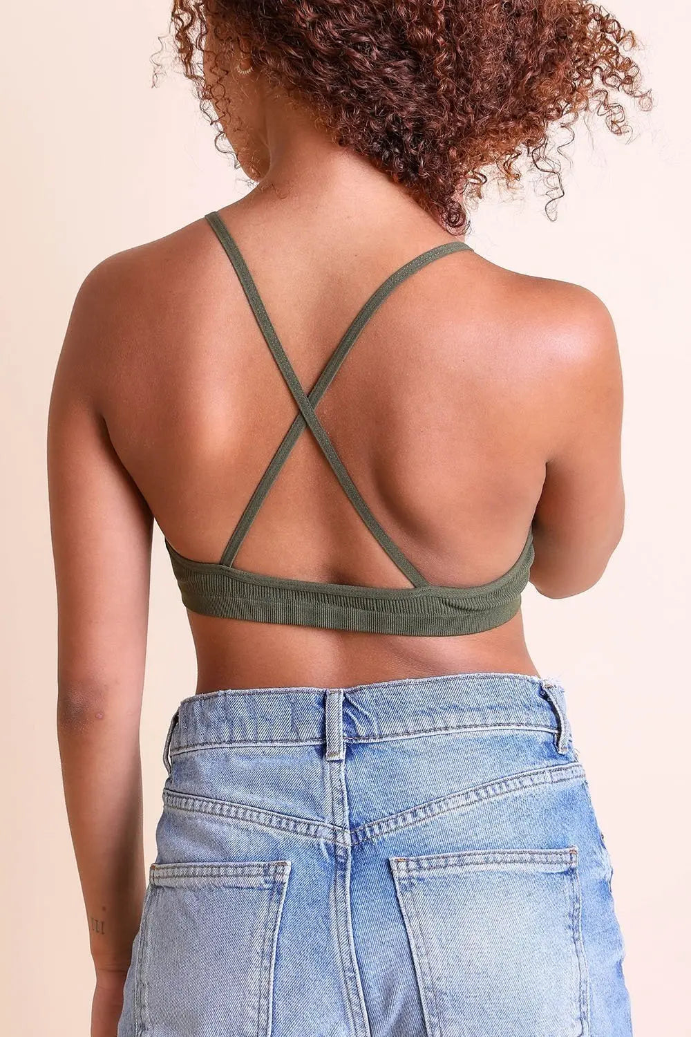 The Willow Lace High Neck Bralette
