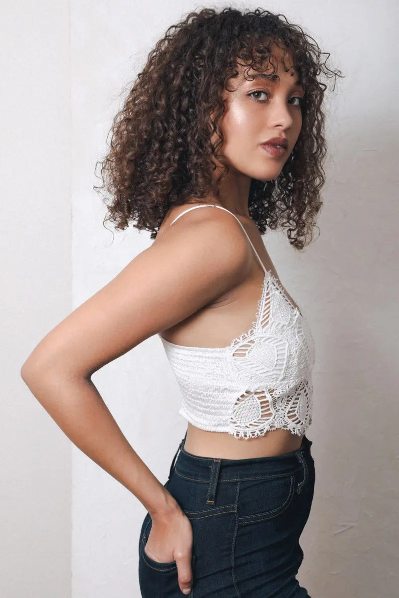 The Copper Canyon Crochet Longline Bralette