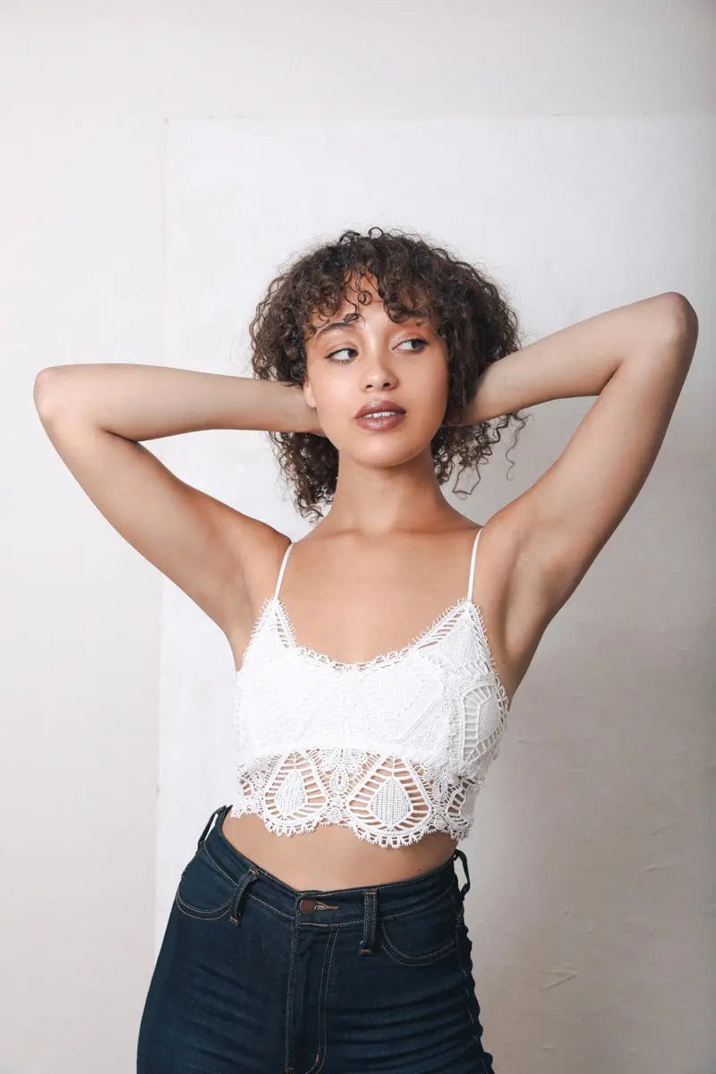 The Copper Canyon Crochet Longline Bralette