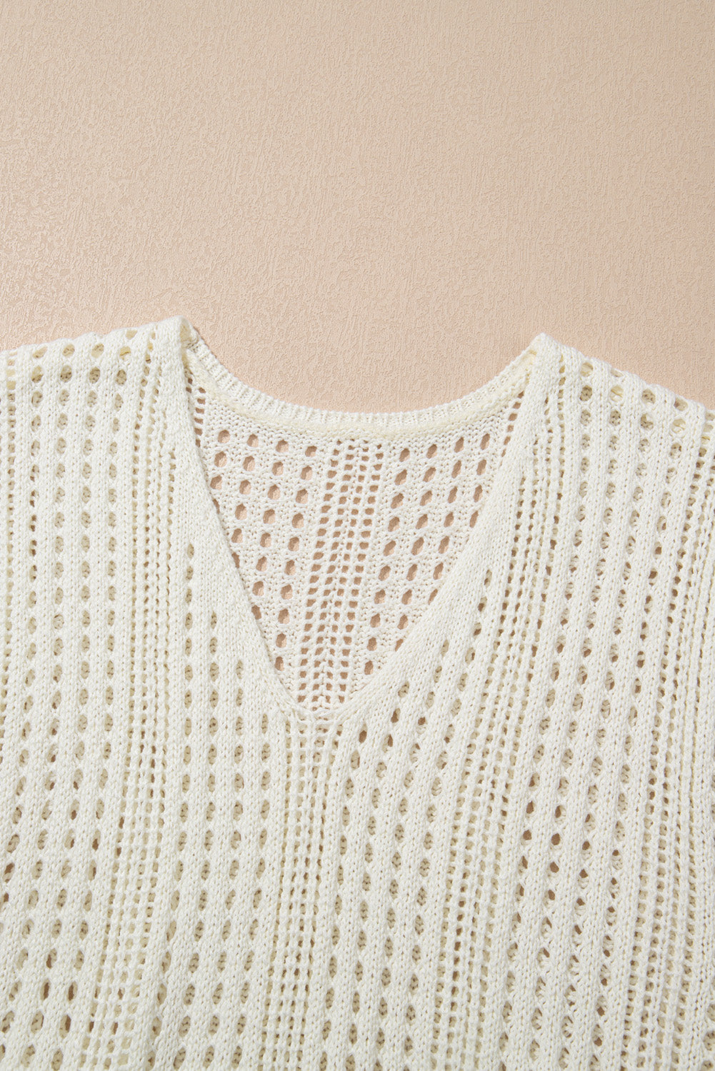 Coastal Sands Crochet Cover-Up Dress