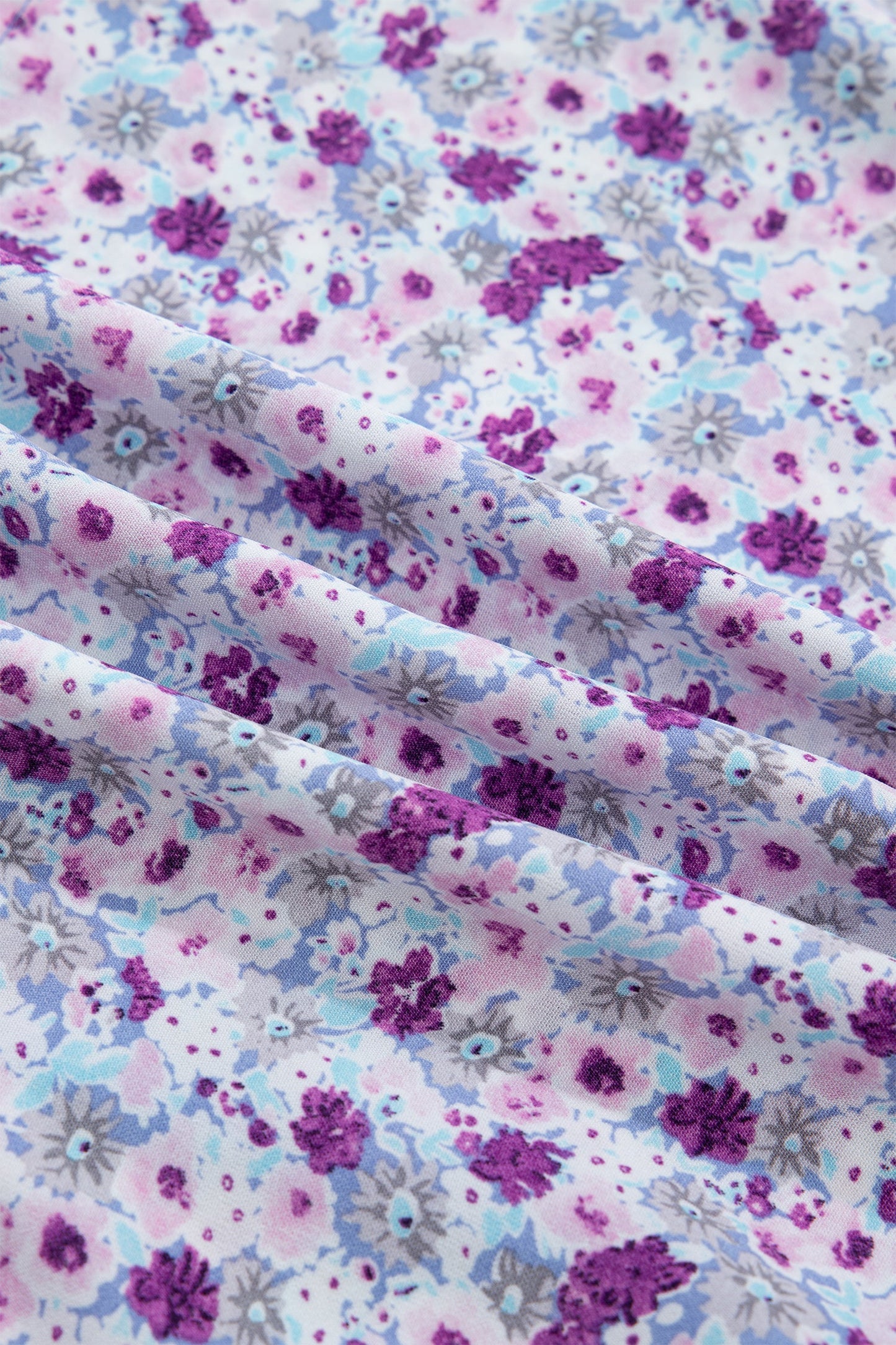 Lavender Fields Smocked Floral Maxi Dress