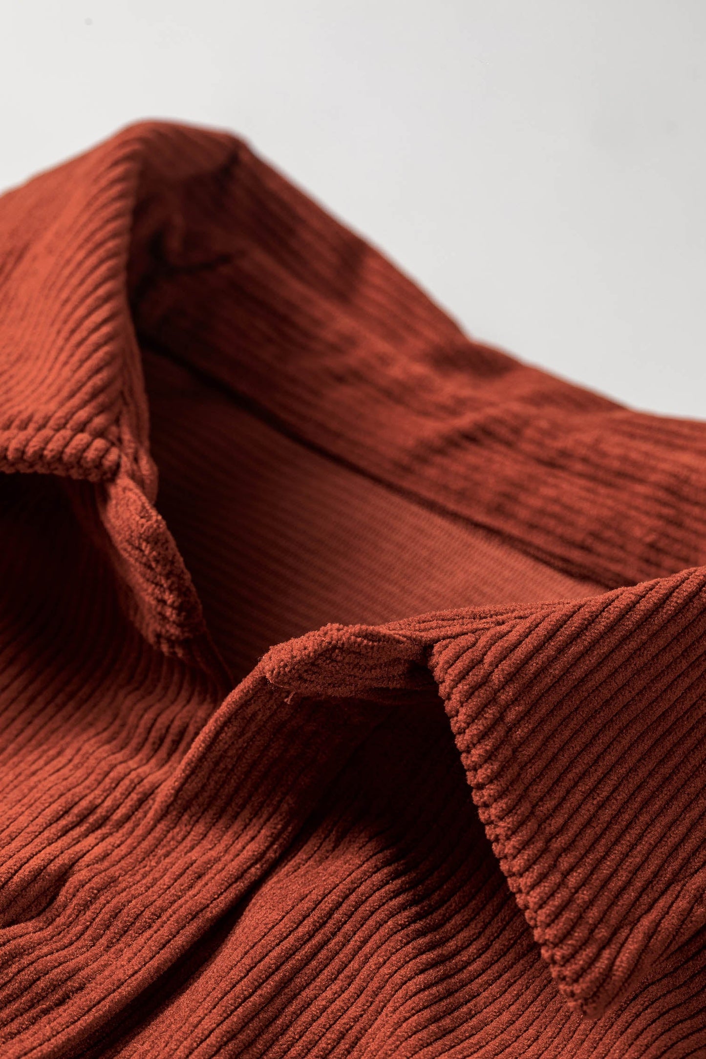 Canyon Rust Corduroy Midi Dress