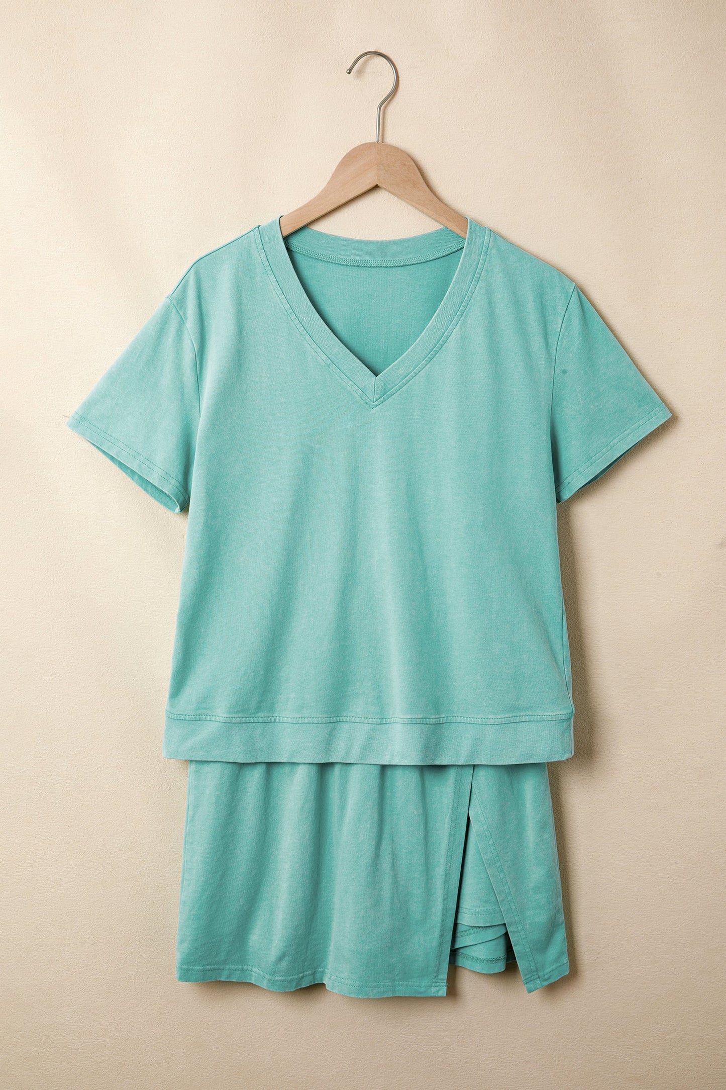 Blue Skies Mineral Wash Skort Set