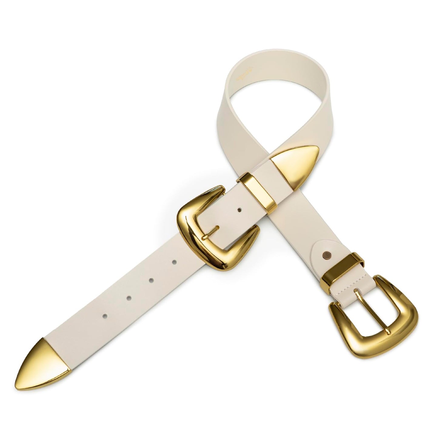 The Double Take Western Leather Belt