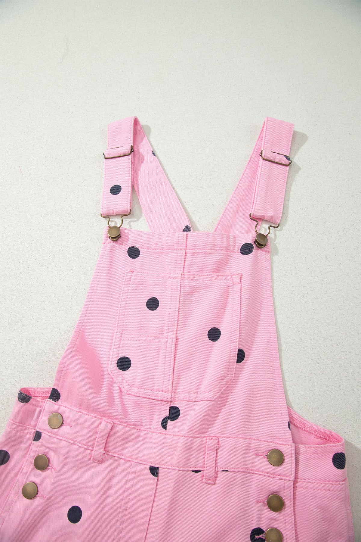 Prairie Dot Denim Overalls