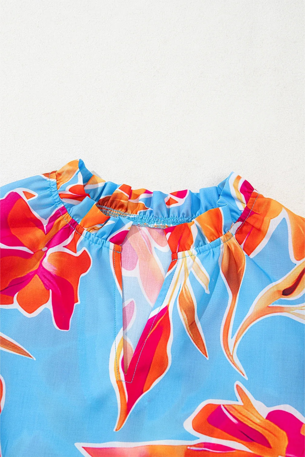 Desert Bloom Flutter Sleeve Blouse