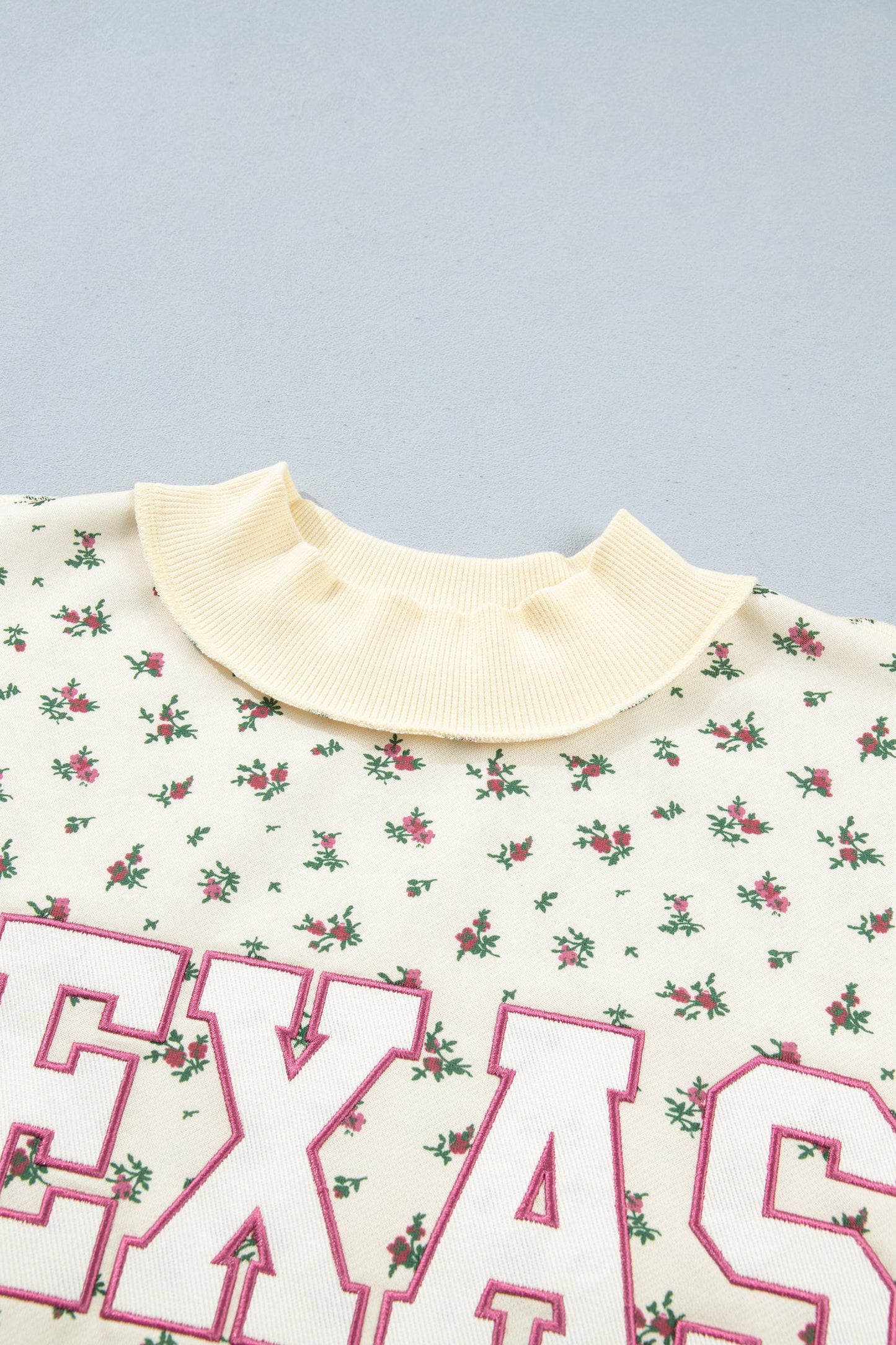 Texas Wildflower Embroidered Sweatshirt