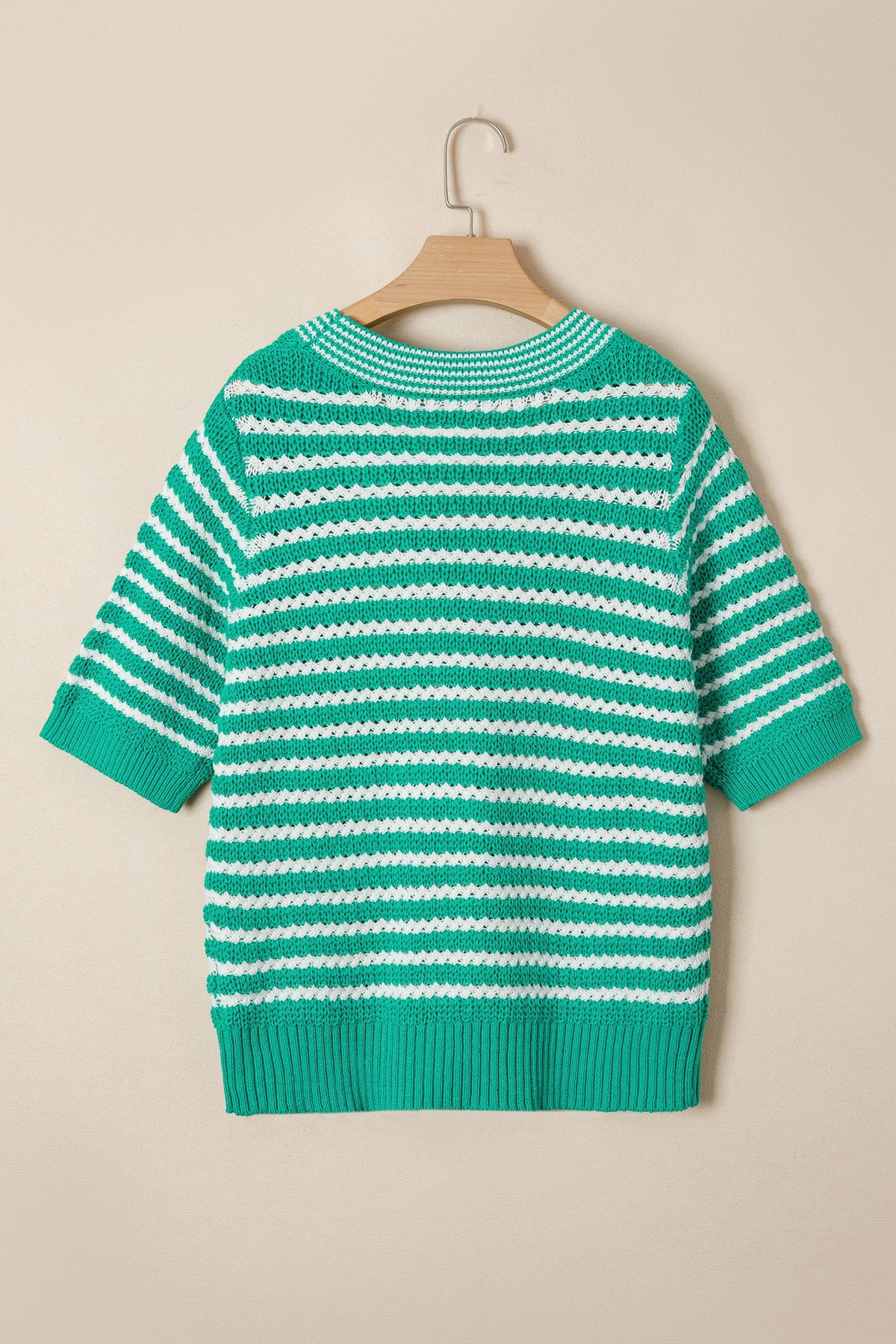 Darling Stripe Bow Tie Knit Top