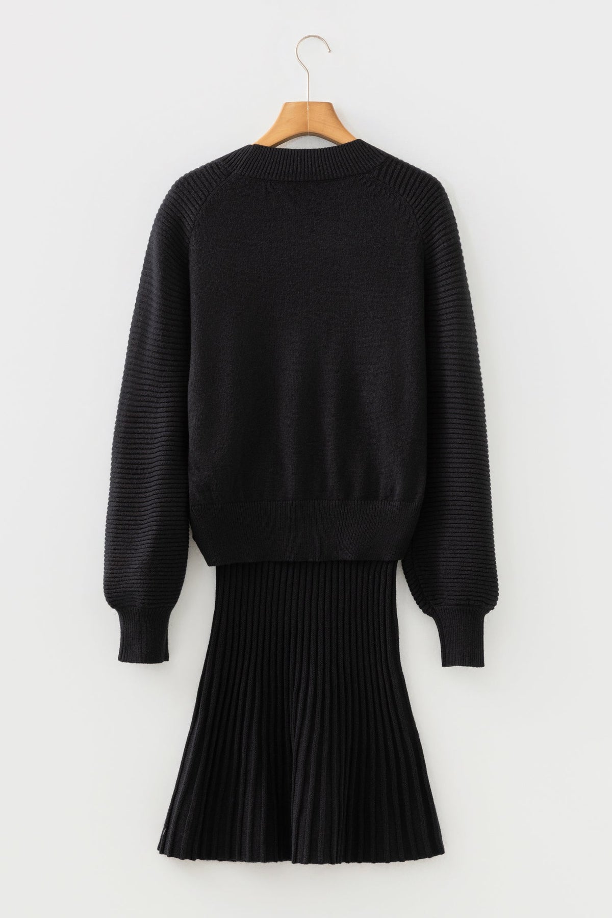 The Aspen Pleated Sweater Set