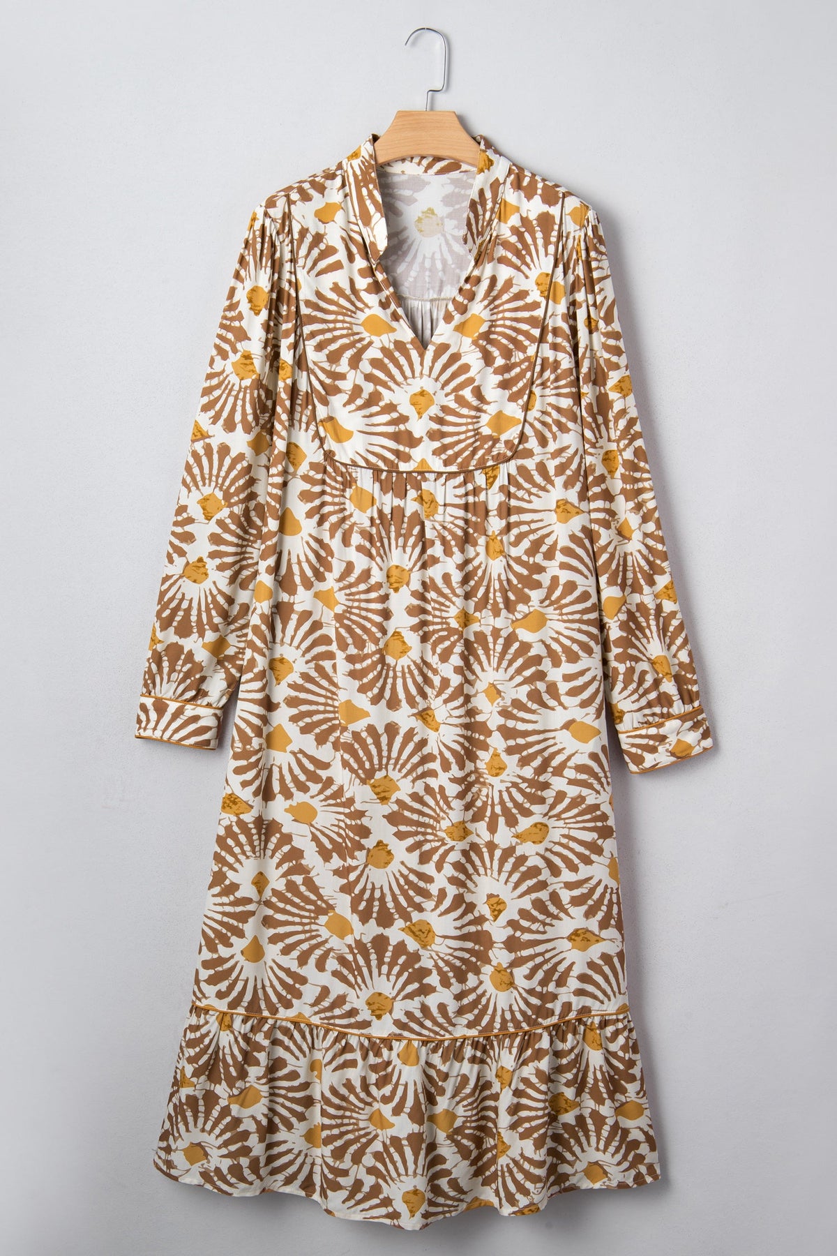 Golden Prairie Printed Maxi Dress