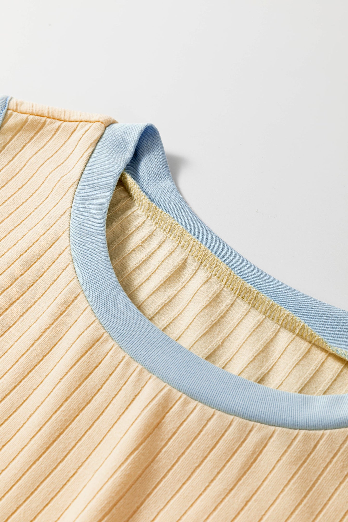 Sunday Sunshine Ribbed Skort Set