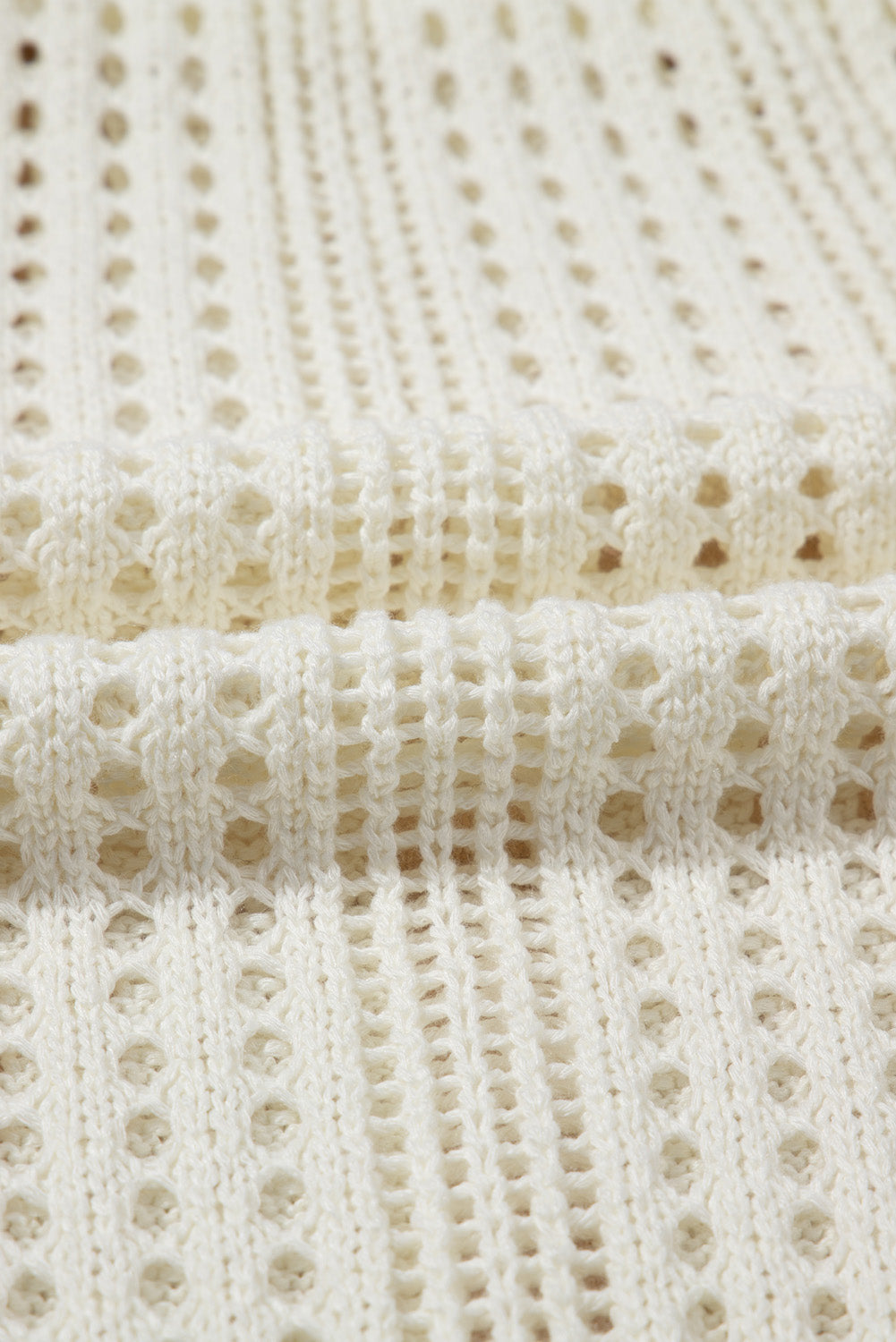 Coastal Sands Crochet Cover-Up Dress