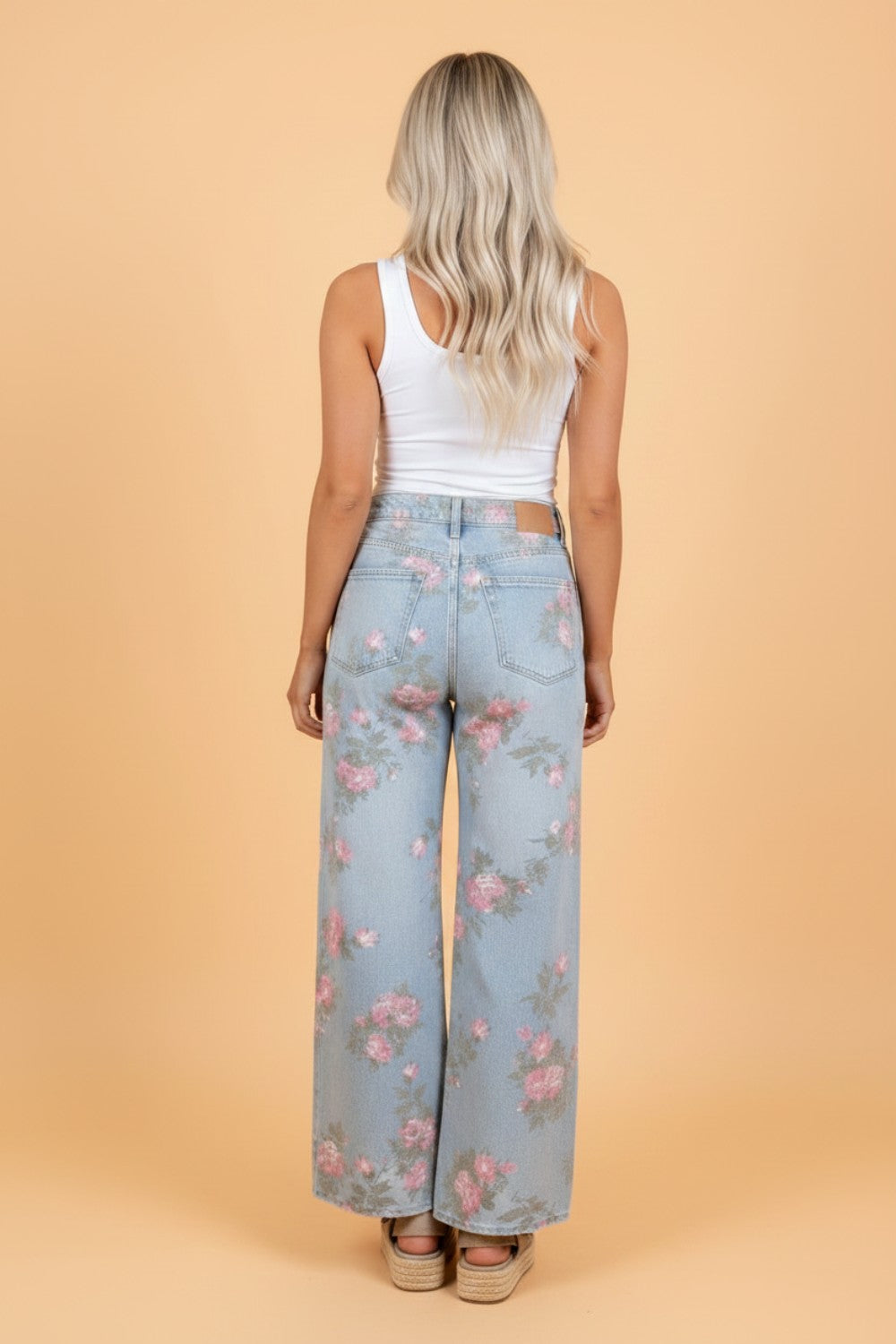 The Wildflower Lane Wide Leg Jeans