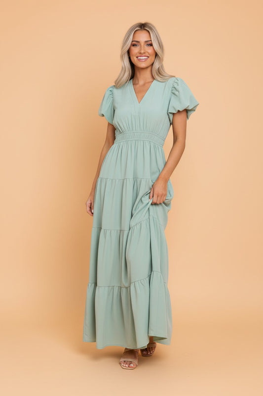 Sweet Magnolia Tiered Maxi Dress