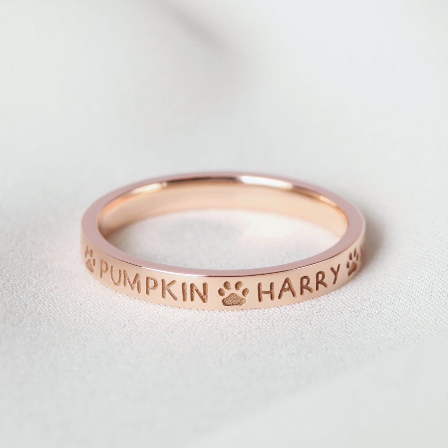 Pet Name Ring | Custom Pet Mom