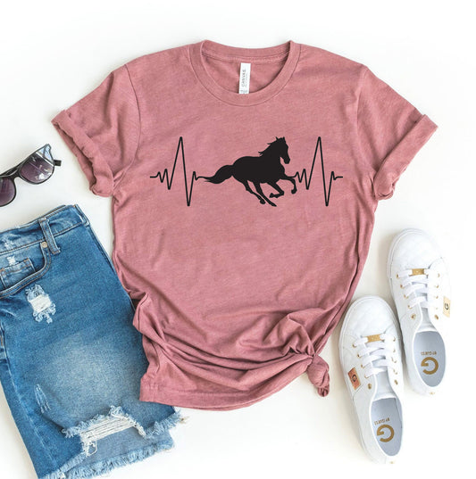 Horse Heartbeat Graphic Tee