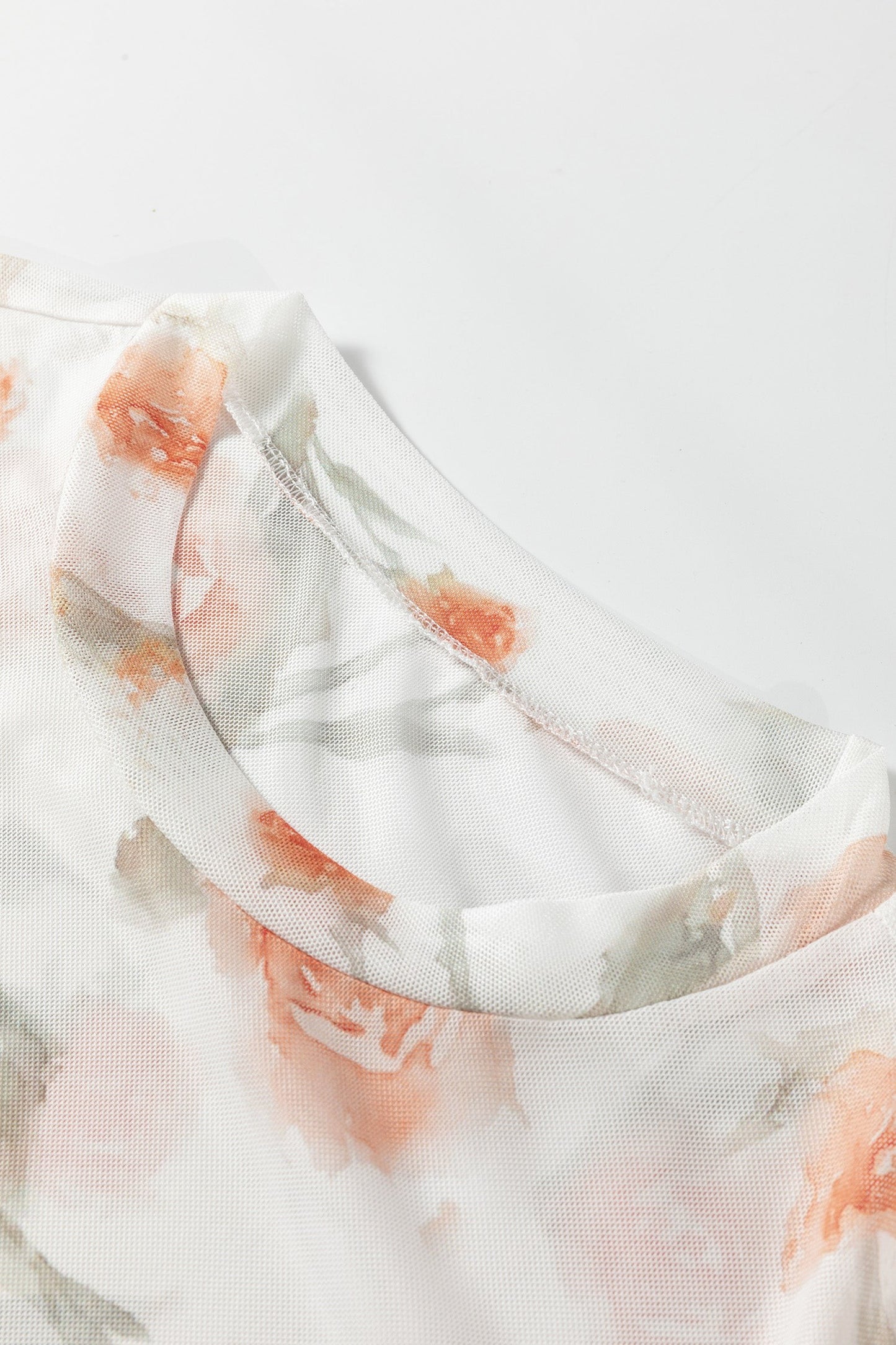 Soft Bloom Mesh Layer Top