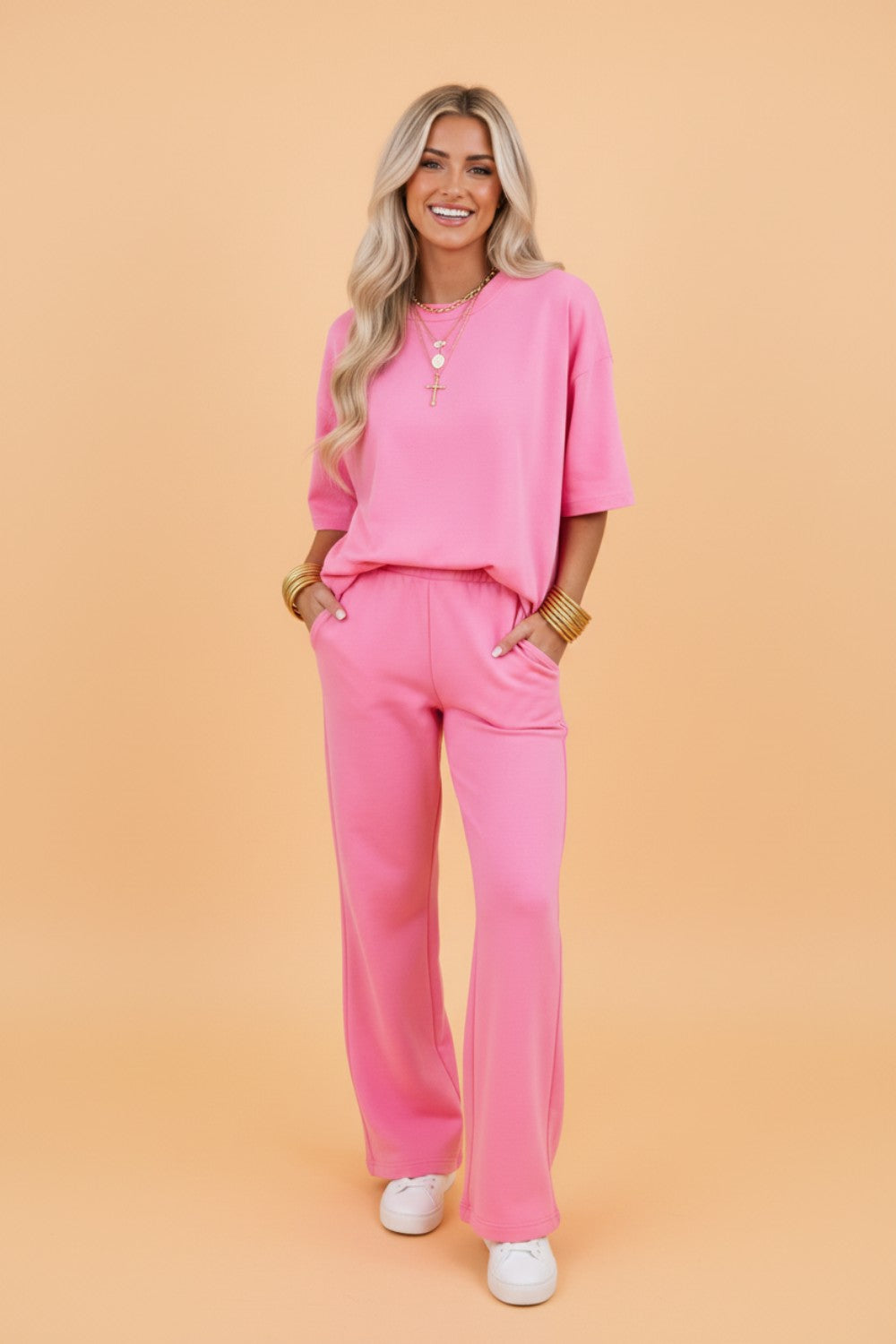 Bridle & Bone Relaxed Wide Leg Lounge Set