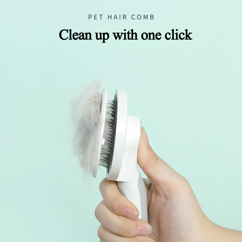 Bridle & Bone™ One-Click Self-Cleaning Grooming Brush