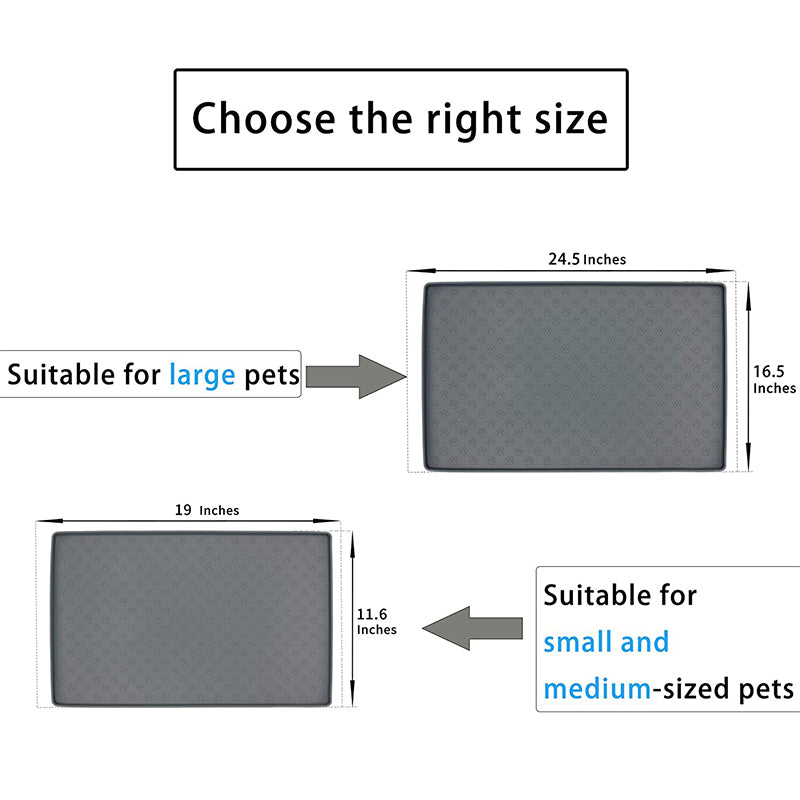 Modern Ranch Waterproof Dog Feeding Mat