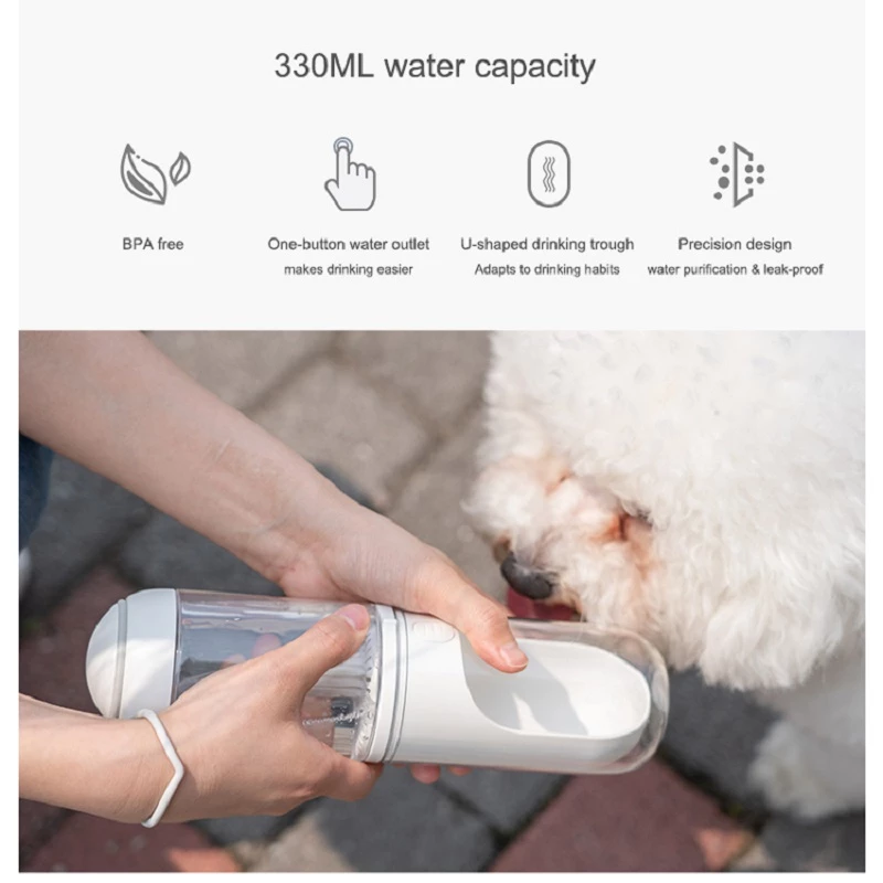 Modern Ranch Travel Dog Water Bottle