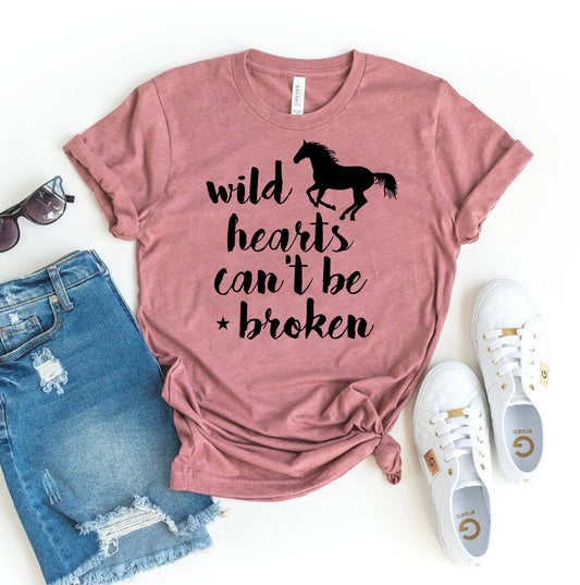 Wild Hearts Can't Be Broken Tee | Graphic Horse Shirt