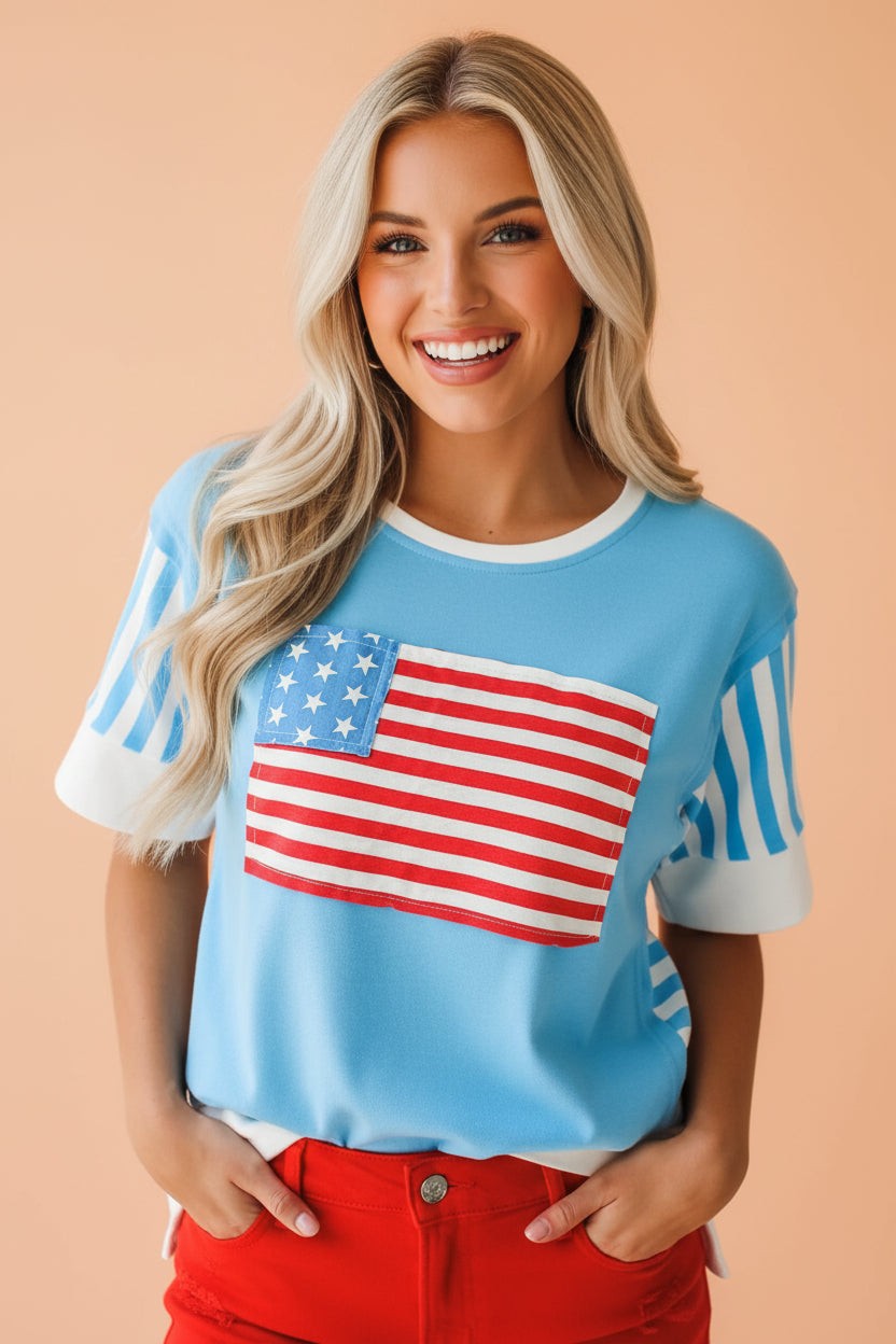 American Honey Patchwork Tee