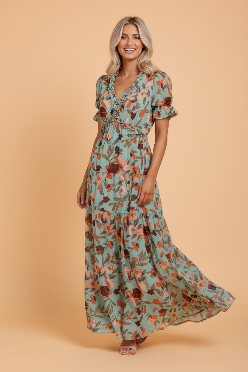 Floral Breeze Maxi Dress