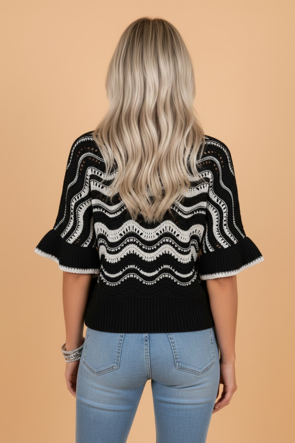 Desert Breeze Crochet Knit Top