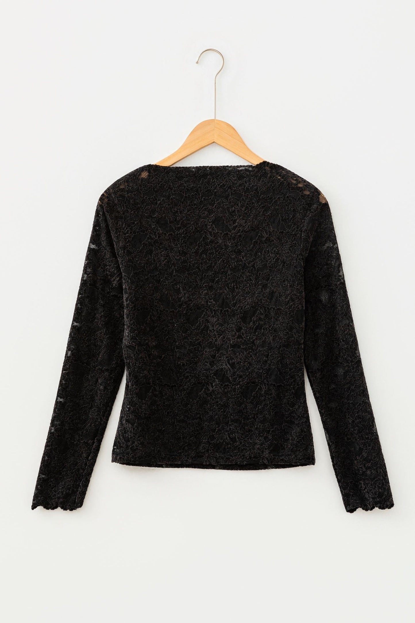 Midnight Lace High Neck Top