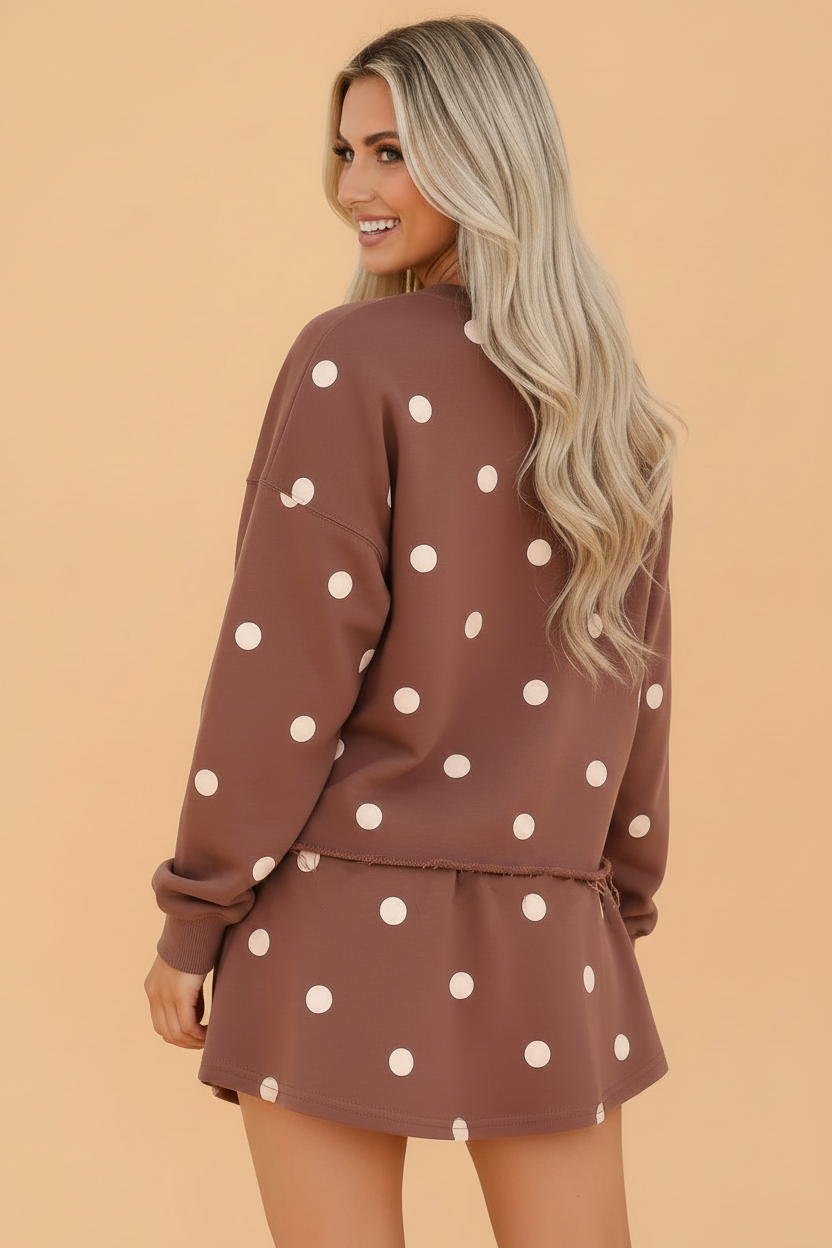 The Sweet Spot Polka Dot Skort Set
