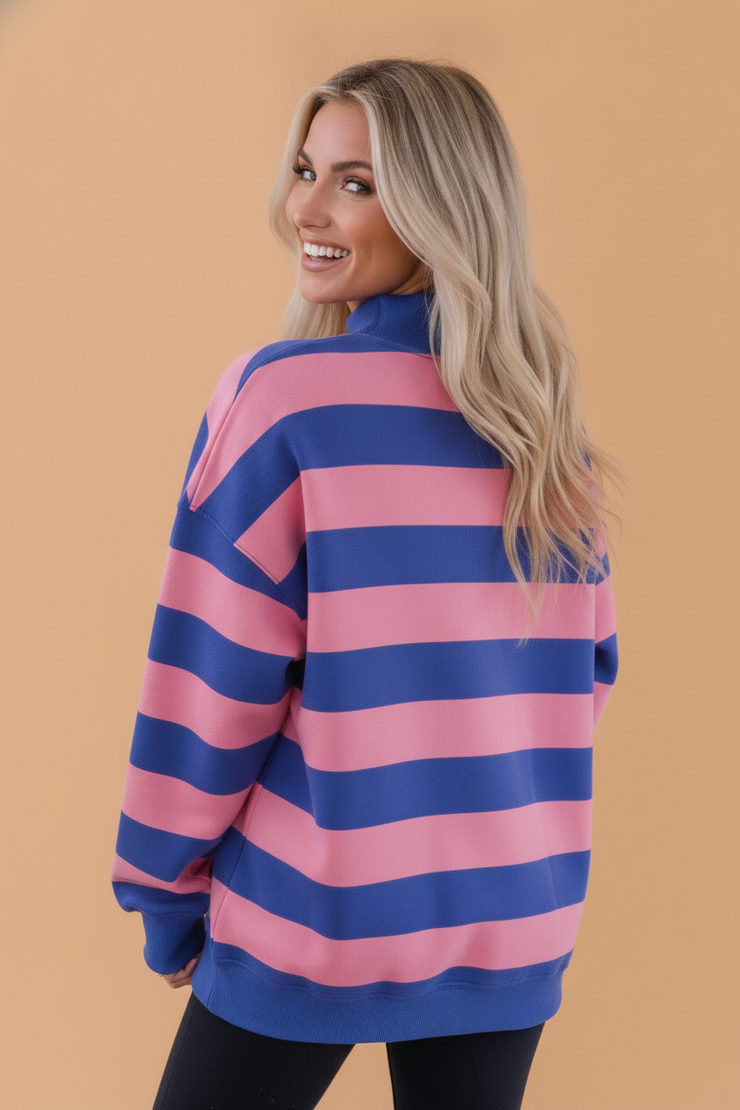 The Wild at Heart Striped Sweatshirt