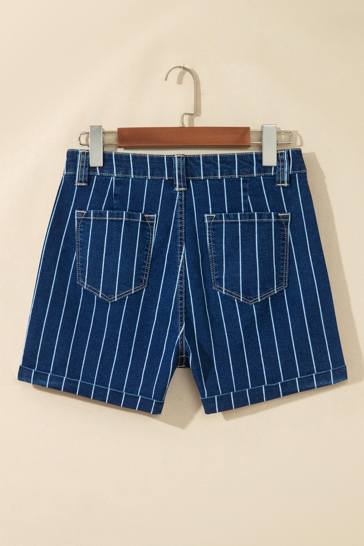 High Country Pinstripe Denim Shorts