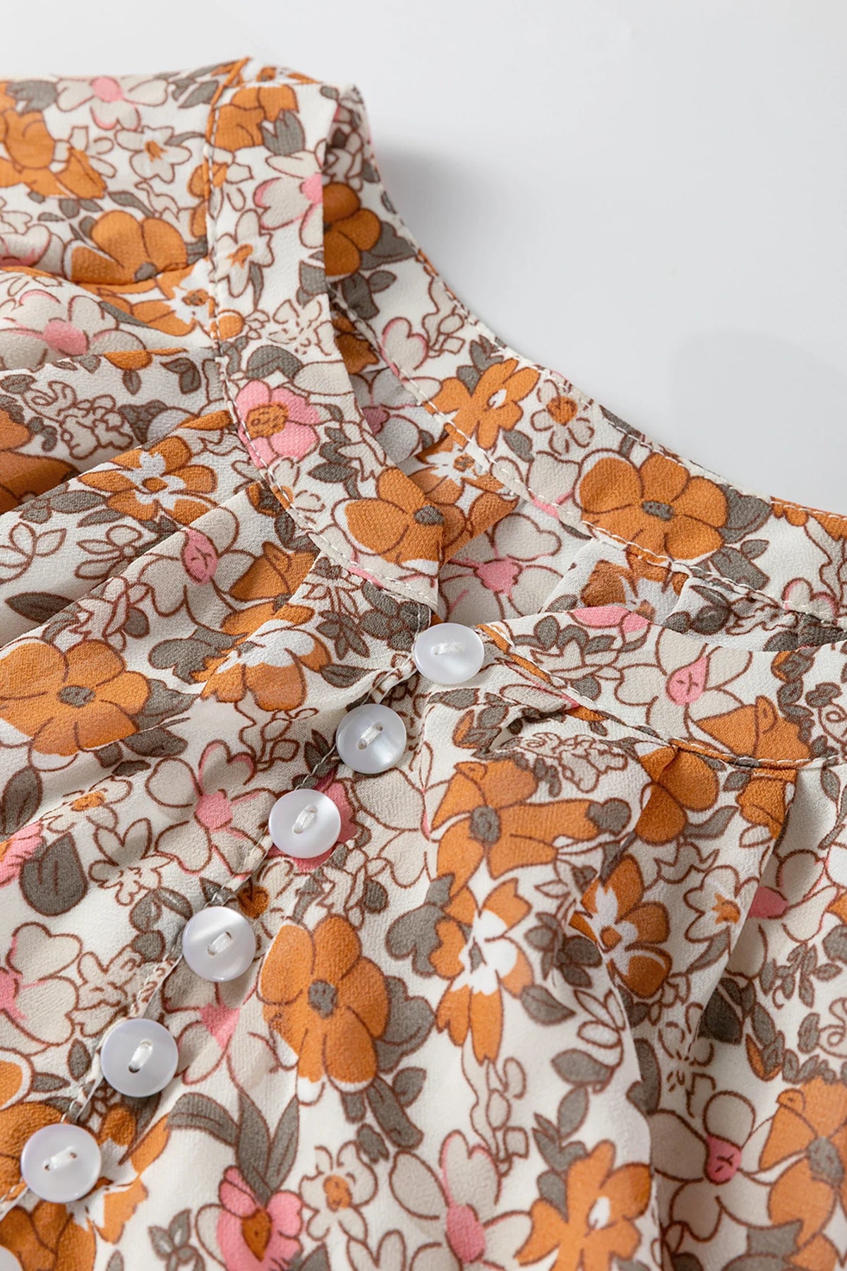 Autumn Prairie Floral Blouse