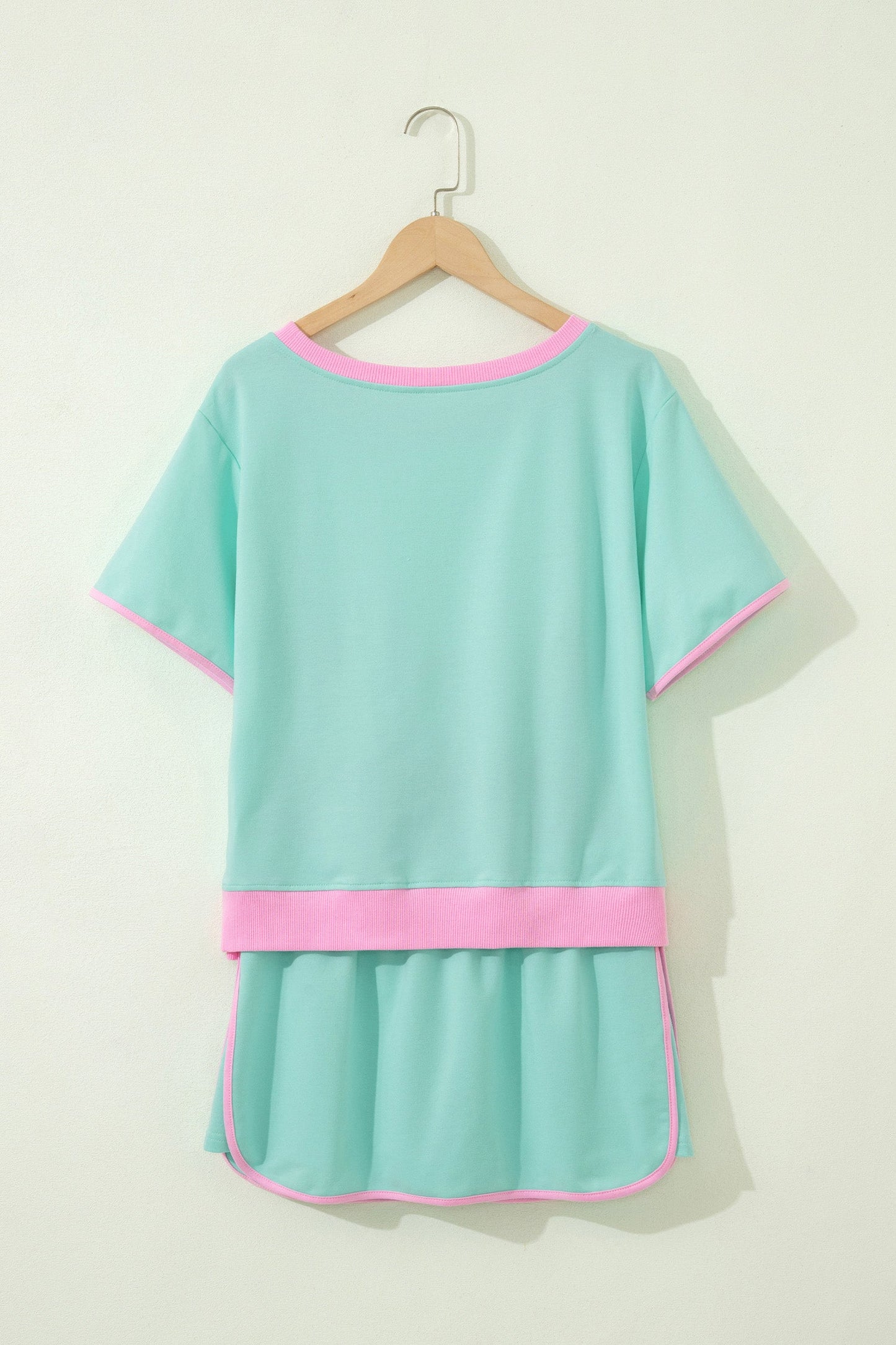Pink Pop Colorblock Skort Set
