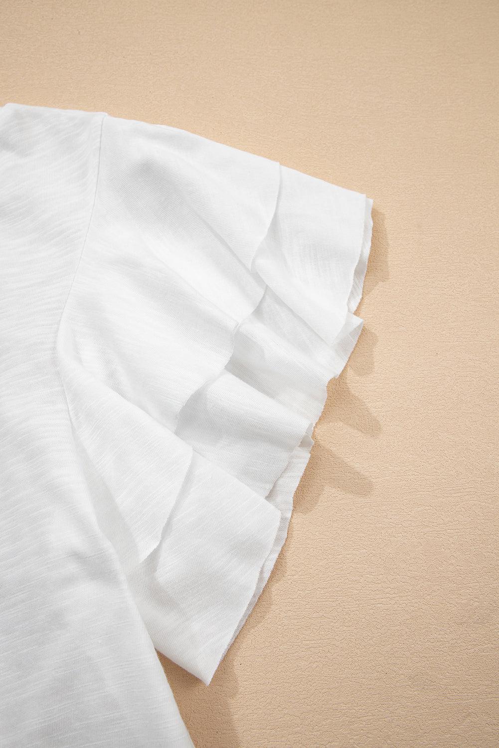 Everyday Ruffle Sleeve Knit Top