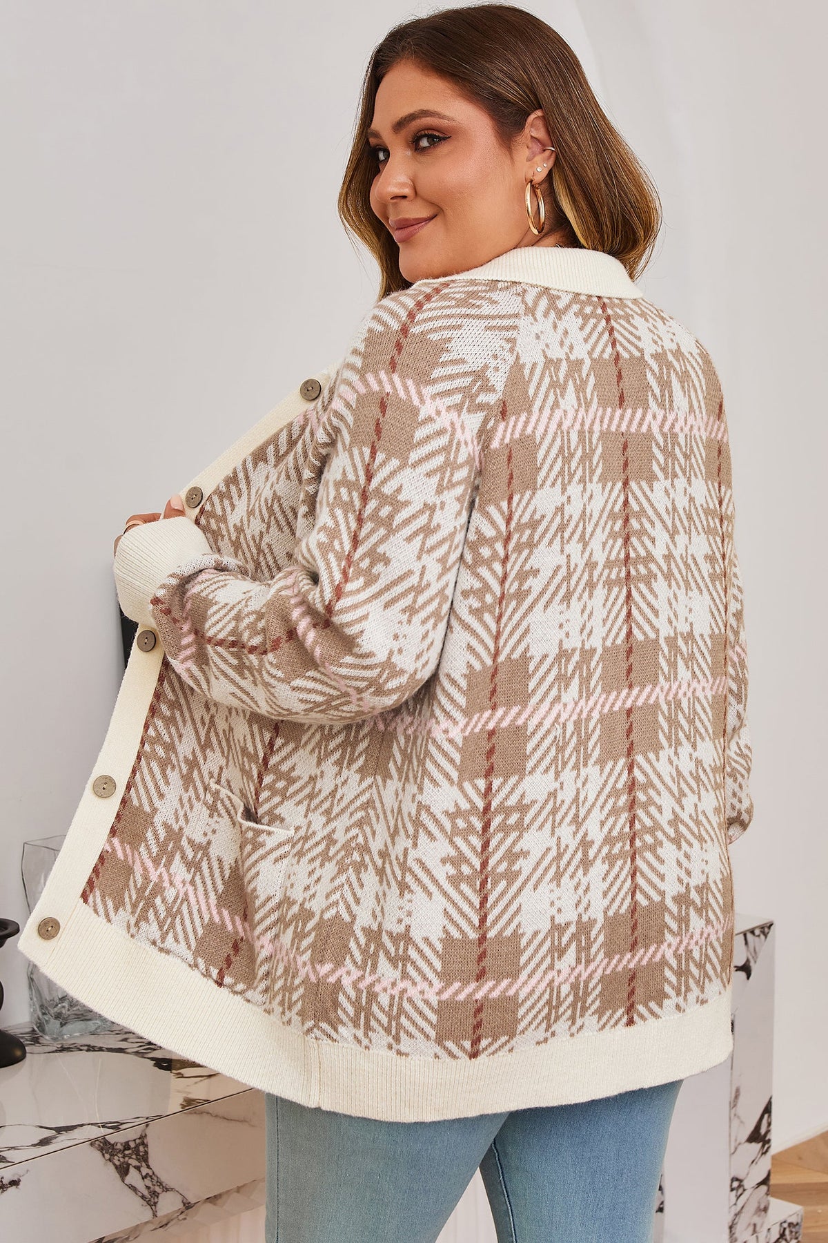 Autumn Ranch Plaid Cardigan