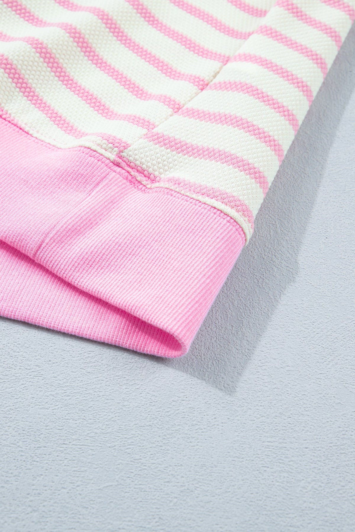 Pink Prairie Stripe Ruffle Top