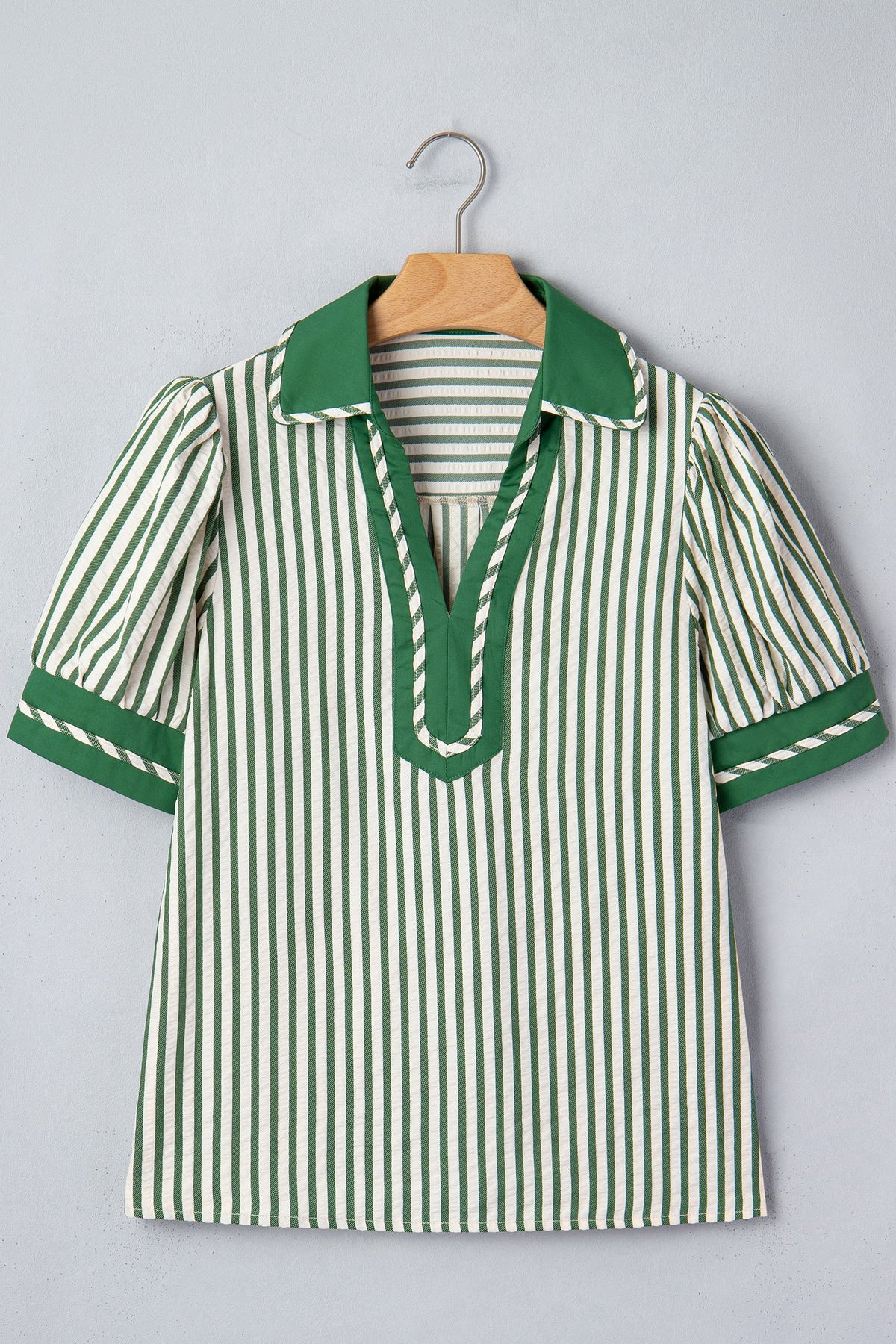 Canyon Stripe Collared Blouse