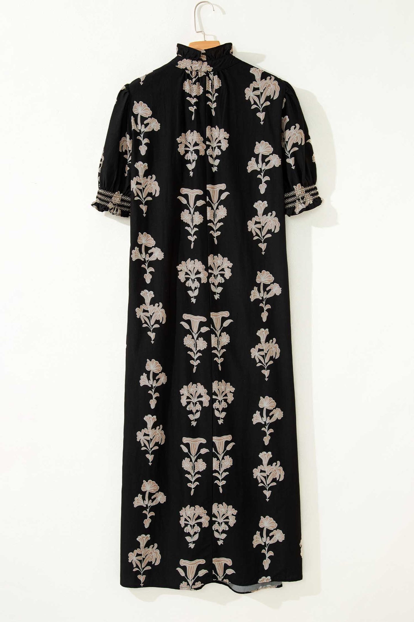 Midnight Meadow Floral Maxi Dress