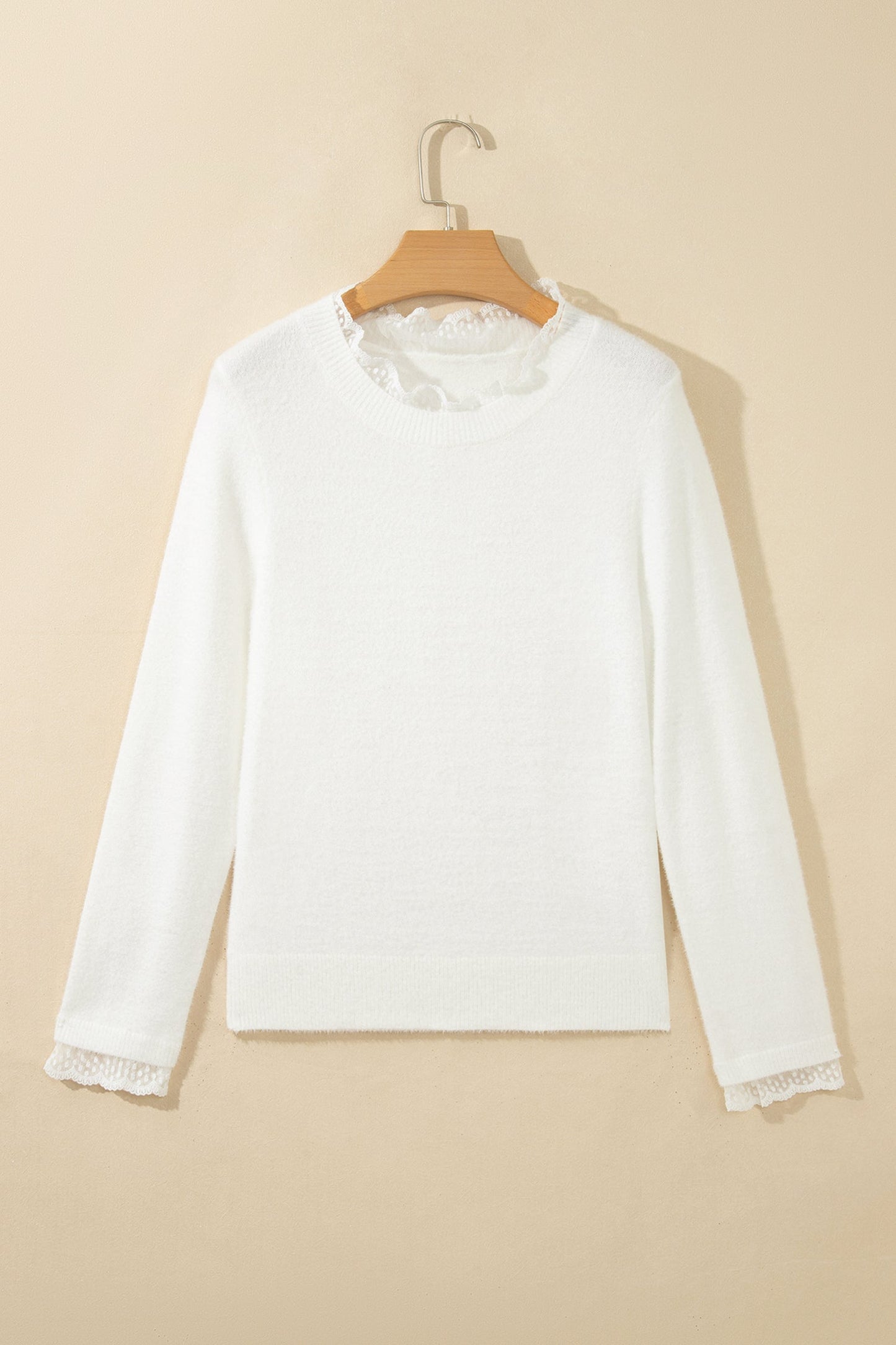 The Ivory Lace Ranch Sweater