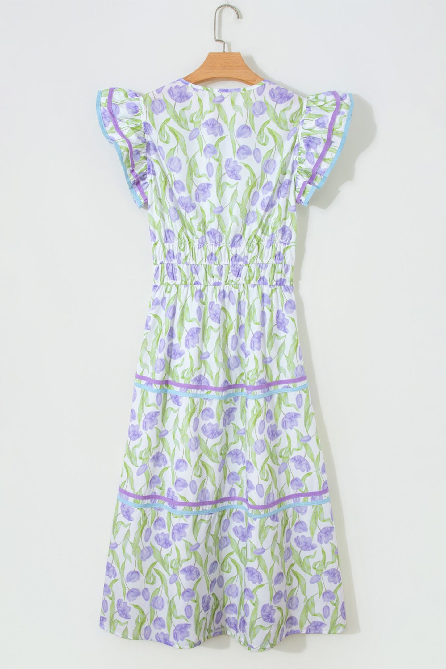 Lavender Fields Tulip Midi Dress
