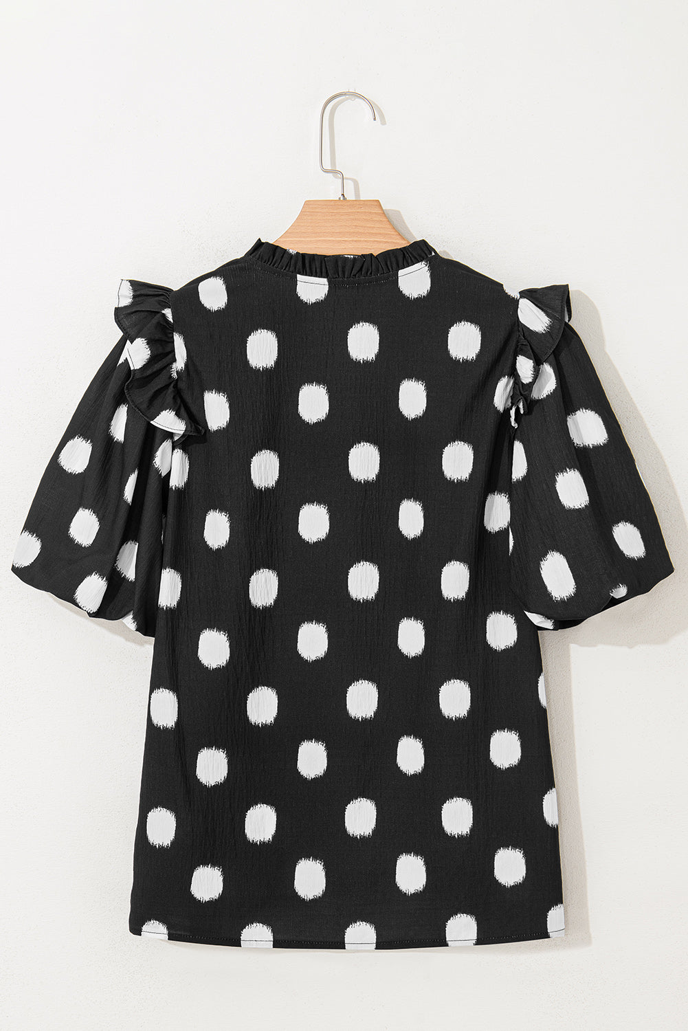 Darlin' Dots Balloon Sleeve Blouse