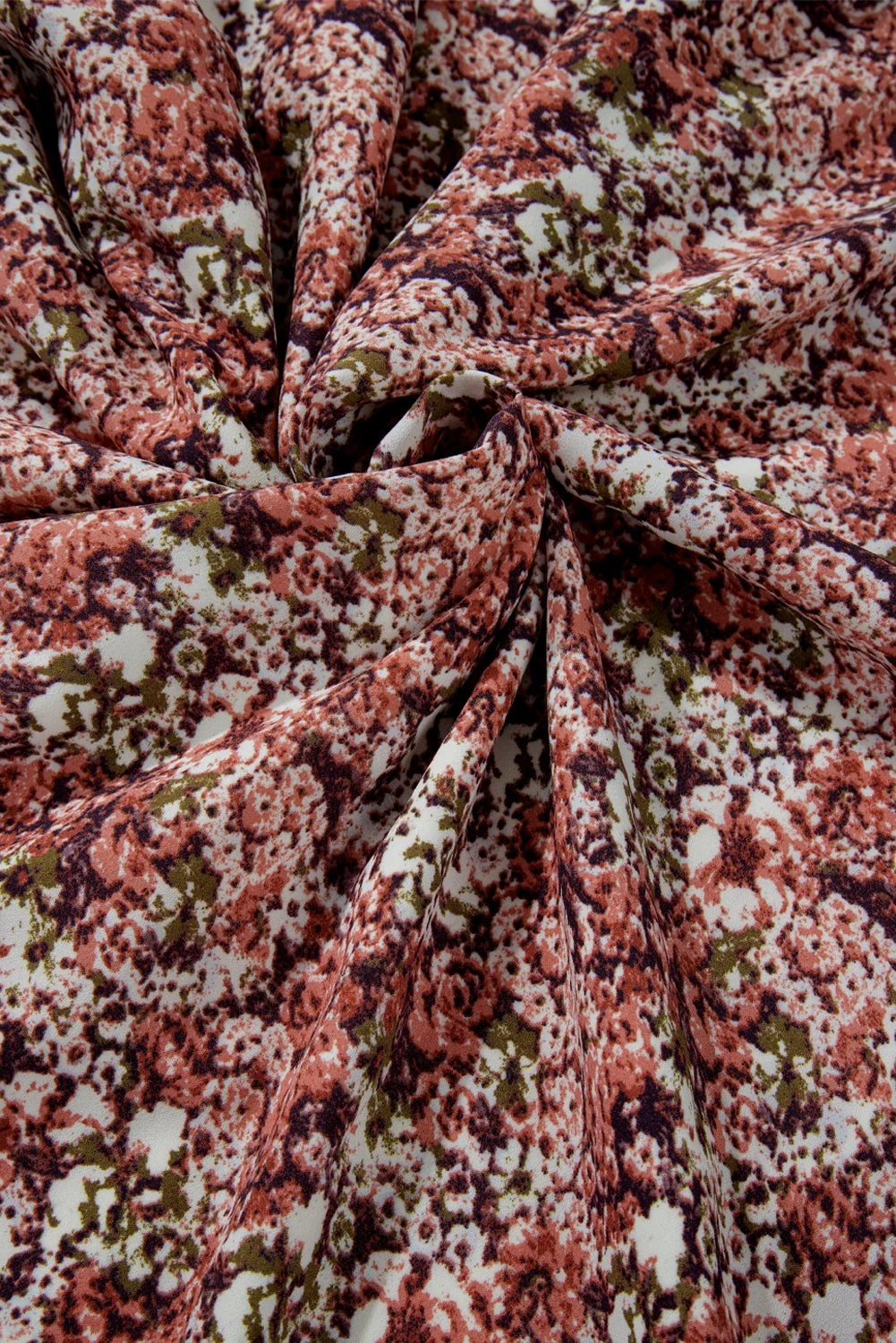 Autumn Rose Tiered Midi Dress