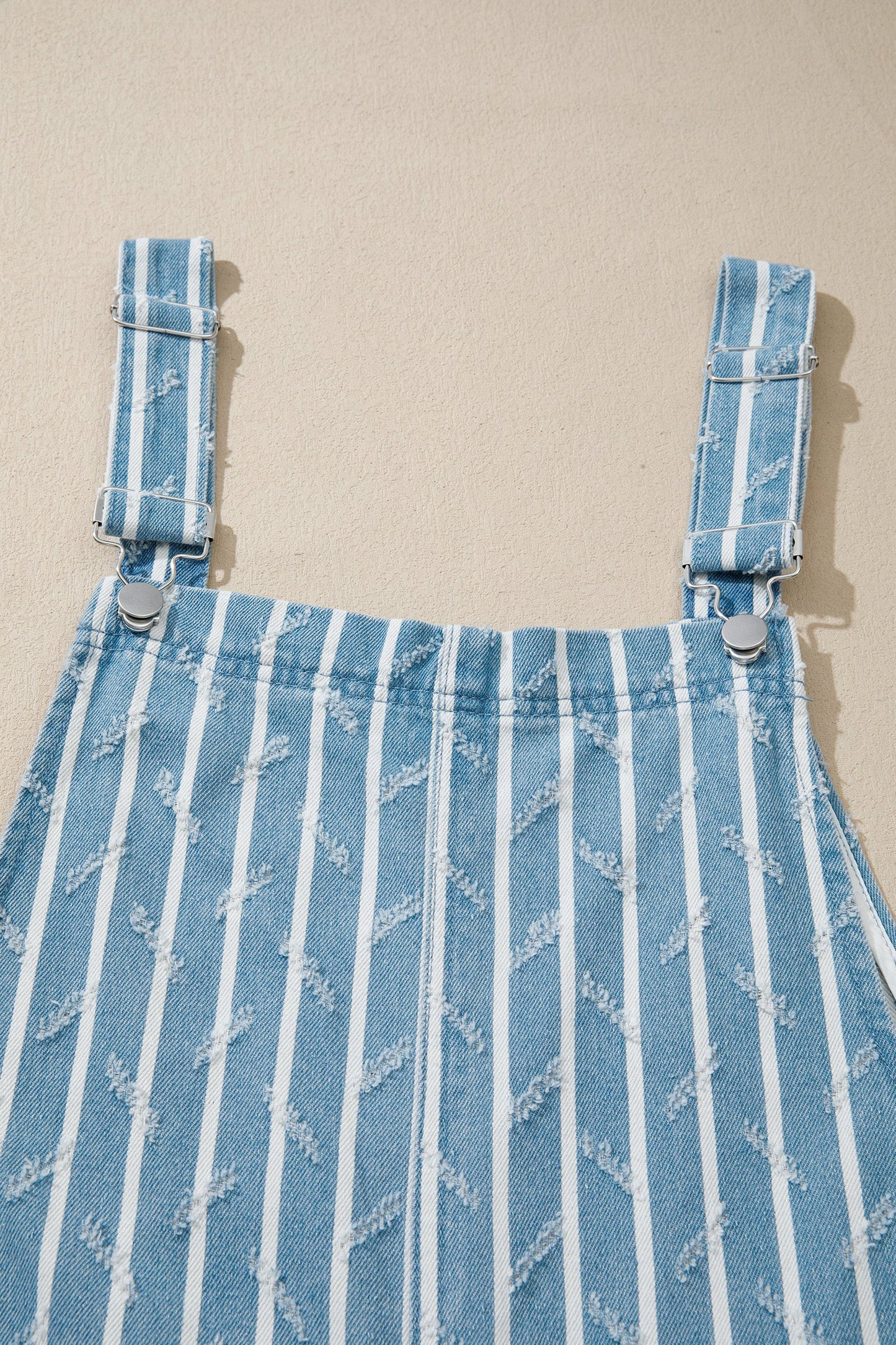 Prairie Stripe Ruffle Overalls