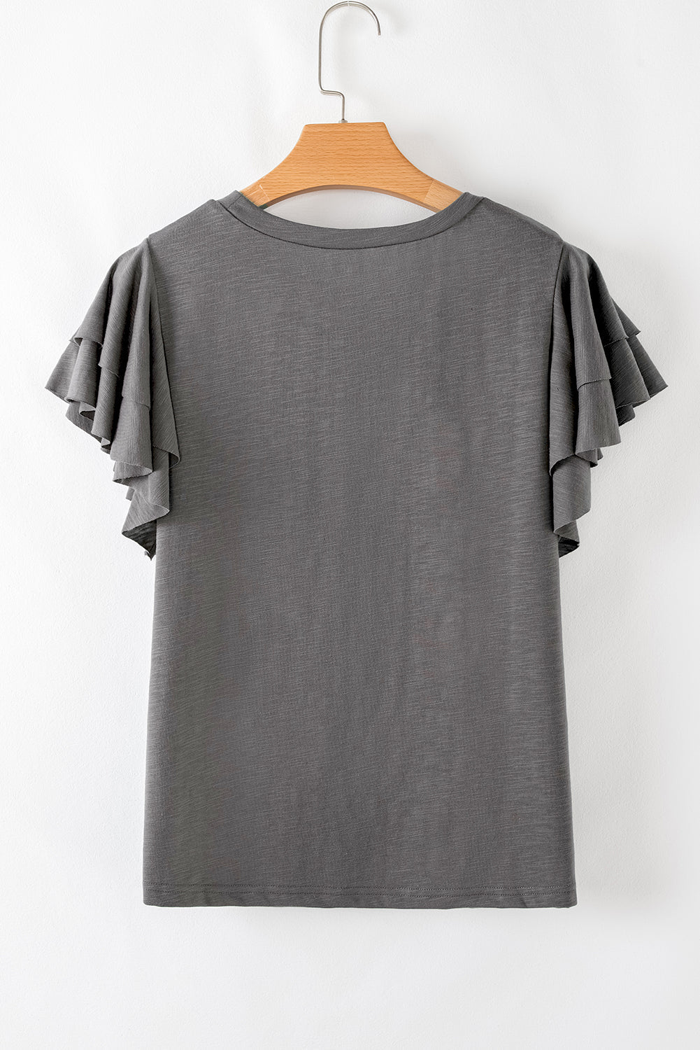 Everyday Ruffle Sleeve Knit Top