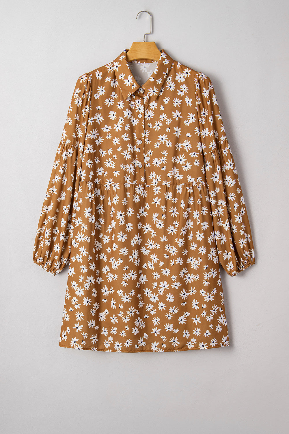 Golden Meadow Floral Dress