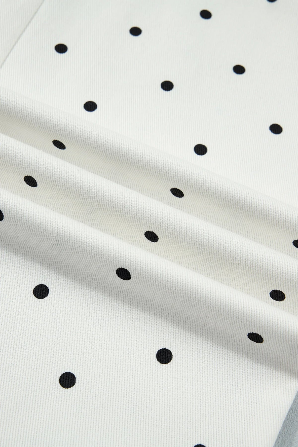Prairie Dot Scalloped Wide Leg Jeans