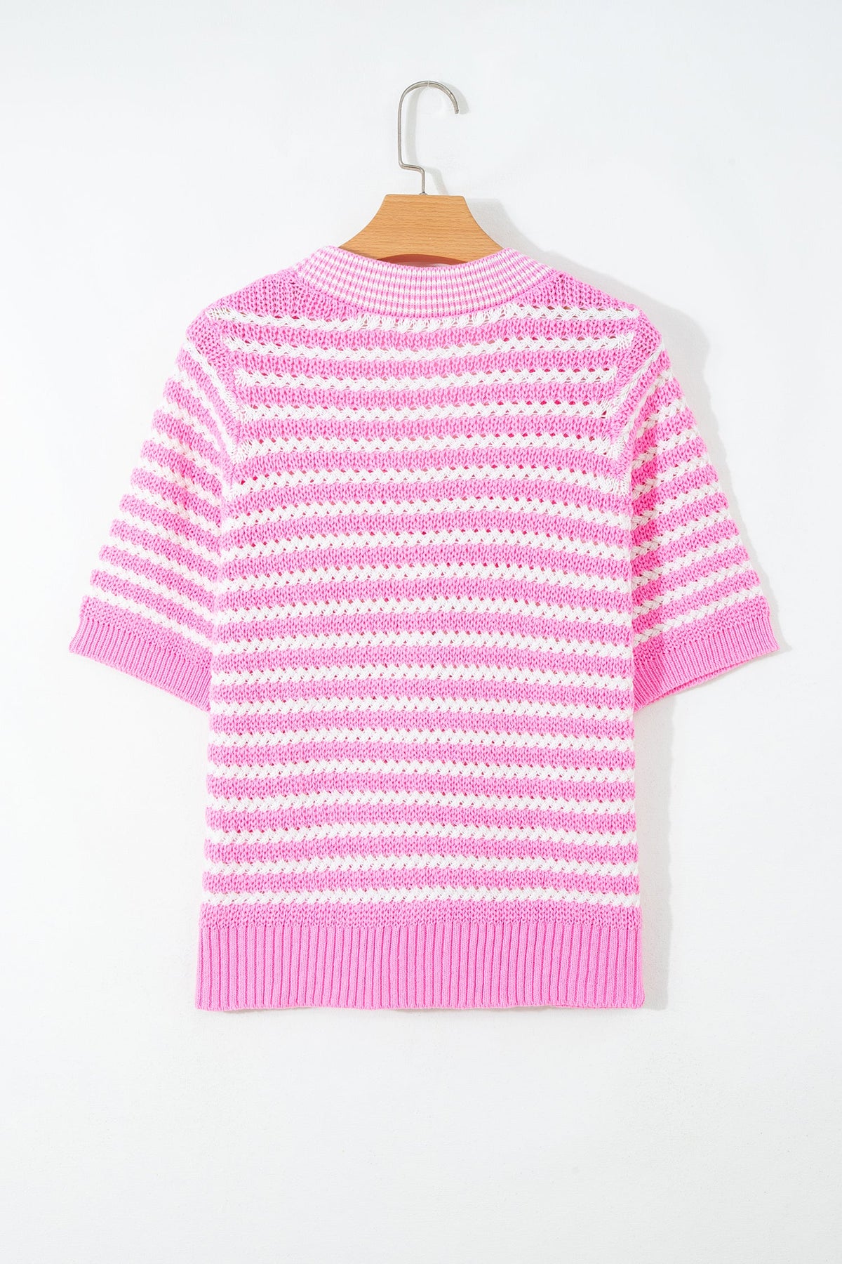 Darling Stripe Bow Tie Knit Top
